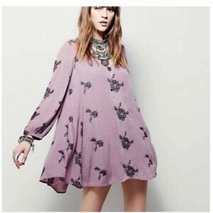 FP Movement by Free People Lavender Floral Dress